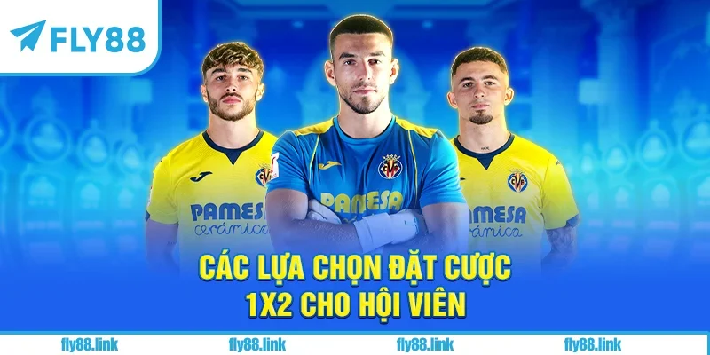 Các lựa chọn đặt cược 1x2 cho hội viên