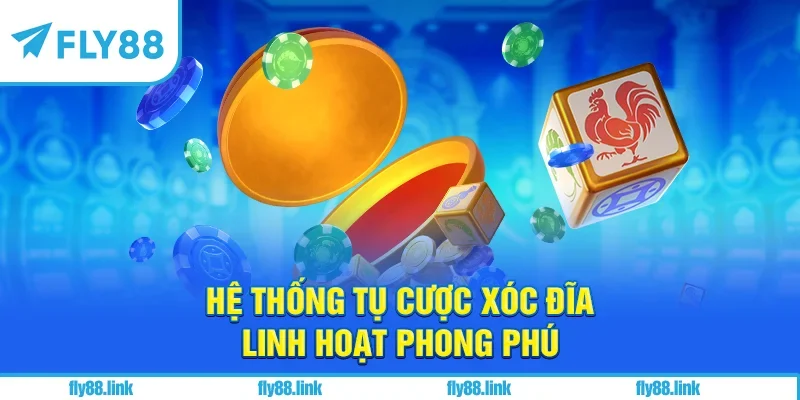 Hệ thống tụ cược xóc đĩa linh hoạt phong phú